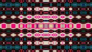 Mitosis  - Simple Stained Glass 2fold trippy background - animated art NO SOUND abstract
