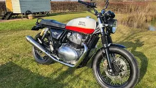 Royal Enfield Interceptor 650 Twin Review Dual Colour ABS Walkaround video with sound