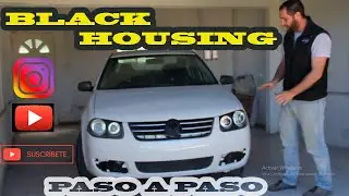 COMO OSCURECER FAROS - OPTICAS / BLACK HOUSING / Proyecto BORA
