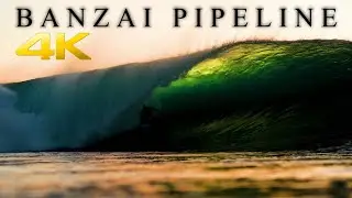 🔵4k (ASMR) 2026 - 10 Hour Store Loop - BANZAI PIPELINE - With Relaxing Music☑️