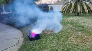 🌫️ HAKUTA 600W Nebelmaschine mit Discokugel & RGB Lichtern! Perfekt f&uuml;r Partys & besondere Events! 🎶