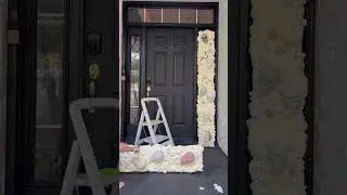 DIY Skull Front Door Display