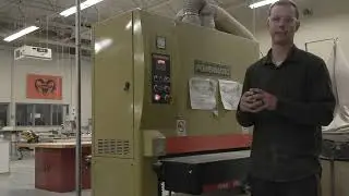 Wide Belt Sander- Mr. Schram's Woodshop