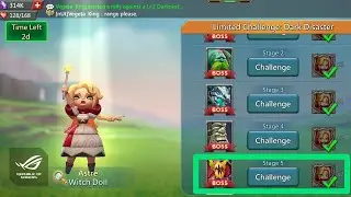 Limited Challenge: Dark Disaster Stage 5 Challenge [2023] - Lords Mobile | Astre Witch Doll