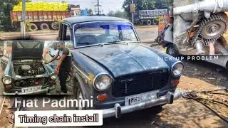 Fiat Premier Padmini new Timing chain install finally Delco problem solve 40 year old car