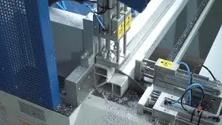 SL 500 Automatic aluminium profile cutting machine with feeding system