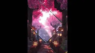 Minecraft Cinematic Village Edit | The Most Relaxing Vibe 🌿🌙 #minecraft