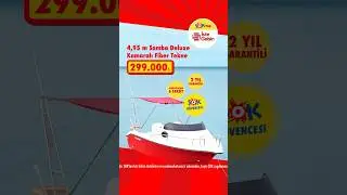 Maviyle buluşmanın en şık yolu Samba Deluxe Kamaralı Fiber Tekne  ile yaz seni bekliyor!