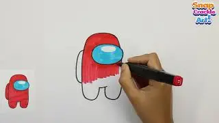 How To Draw An Among Us Crewmate Step By Step