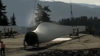 Erickson Ultimate Precision Projects | Grouse Mt Wind Blade lift and Vestas Wind Systems