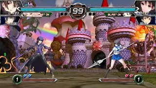 Kirito vs Yukina (Hardest AI) Dengeki Bunko Fighting Climax Ingition
