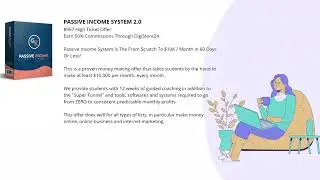 PASSIVE INCOME SYSTEM 2.0