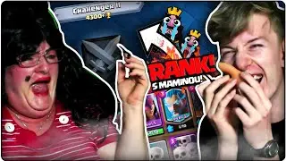 MAMINA HRAJE RANK V CLASH ROYALE!