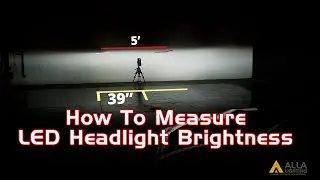 How to Measure a LED Headlight Bulb's Brightness Lumens or Lux Output?