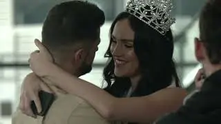 Miss Gibraltar on her way to India to take part in Miss World Pageant