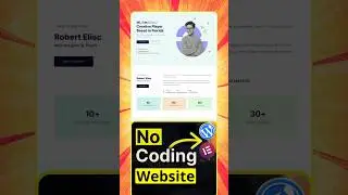 ✅ Portfolio For Designer (No Code Required!) #shorts #short #shortvideo