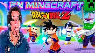 jugando a dragon ball z en MINECRAFT!