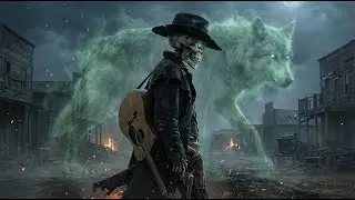 Hell Rises in the West 🔥 Skeleton Cowboy & Wolf of Doom | Dark Apocalypse