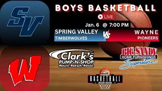 Boys Basketball - Wayne @ Spring Valley