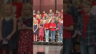 Proud to be an American! Veterans Day at Lockwood School, 4th grade program.