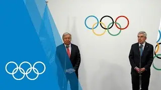 IOC President and United Nations Secretary-General meet in Paris