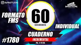 🎤 Formato FMS Individual 🔥 Base de Rap Para Improvisar Con Palabras | ENTRENAMIENTO FMS #1780