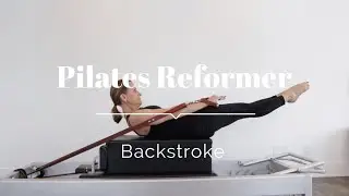 Pilates Reformer: Back Stroke exercise
