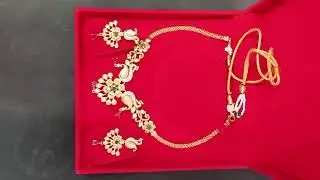 💎 24K Gold Ruby-Emerald Diamond Set | Royal Jewelry 2025 ✨ Bridal & Festive Must-Have!