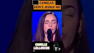 Camille Lellouche's Breathtaking Ne me jugez pas #thevoice #blindaudition