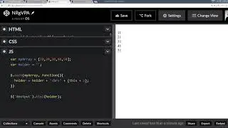 Using map and each within jquery