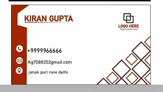 VISITING CARD DESIGN FRONT BACK #trending #
