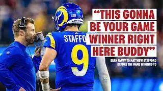 Sean McVay predicts Super Bowl Game Winning Plays | NFL Turning Point