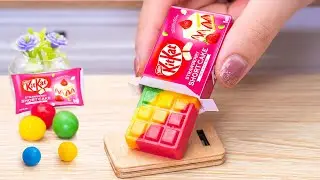 Amazing KitKat Cake | So Tasty Rainbow Chocolate KitKat Cake, Mini KitKat Cake Decorating Recipes