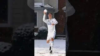 Ronaldo & Messi Snow Play ☃️🥶 #ronaldo #messi #ciuuu7 #snowman #winter