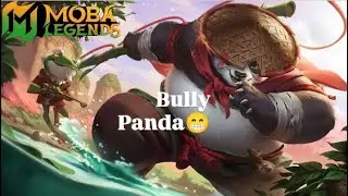 Panda bully😂🤣😁#youtubeshorts #mobalegends5v5#gameplay #public #video 