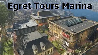 Fallout 4 Egret Tours: Экскурсия по поселению Marina | Riverside Town | Подробная застройка посел...