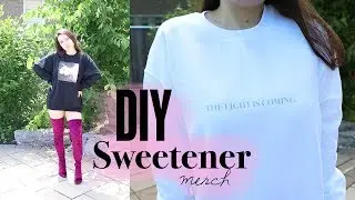 DIY Ariana Grande Sweetener Merch