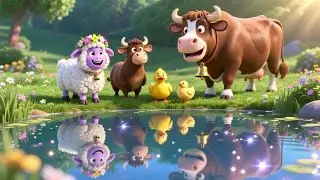 The Happy Lala Lamb | Cute Lamb Rhyme for Kids | Nursery Rhymes & Songs for Children