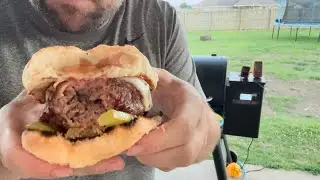 Smoked Burgers on the Traeger Pellet Grill