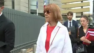 Viols de Mazan : arrivée de la victime, Gisèle P., au tribunal pour son témoignage | AFP Images