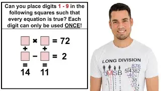 🧩 Digits 1–9, One Time Each! Can You Solve This Multi-Equation Brain Buster?