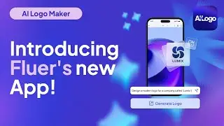 Create a Logo in 10 Seconds?! | Fluer AI Logo Maker App | Tutorial