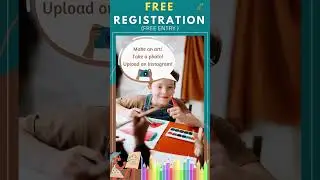 🙋&zwj;♂️Are you the next great artist? Find out by entering our kid's drawing competition.🎨Register Now!