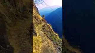 Dangerous Village Road | Nepal is Beautiful | MajorToli #shorts #viral #rural #village #explore