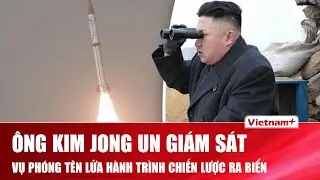 Ông Kim Jong Un thị sát vụ phóng tên lửa chiến lược ra biển, Triều Tiên phát tín hiệu răn đe mới