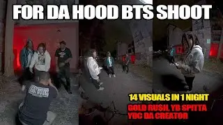 for da hood content bts with Gold RU$h Yb SPitta YDC