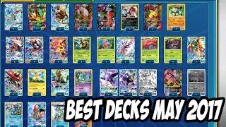 THE BEST DECKS STANDARD FORMAT MAY 2017! Pokemon TCG
