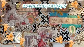 TUTORIAL  EMBELLECEDORES  para tus #cuadernos Cajas o Sobres #scrap  F&aacute;ciles