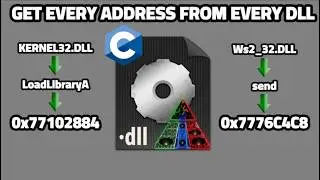 ☠️📜 ПОЛУЧИТЕ ВСЕ АДРЕСА ИЗ DLL | DLL #3 | #хакинг #вредоносноепрограммноеобеспечение #использован...