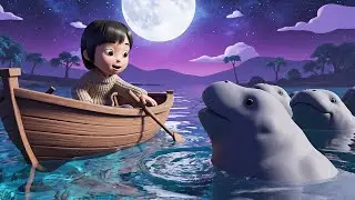 Пять маленьких ламантинов катаются, катаются | Детские стишки и песенки для детей